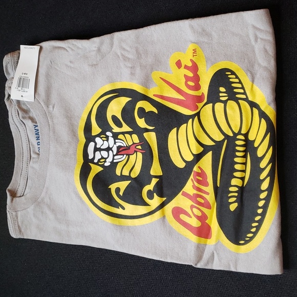 NWT Unisex Cobra Kai Tee  Boys Girls Karate Short Sleeve Tee Shirt - Picture 1 of 5
